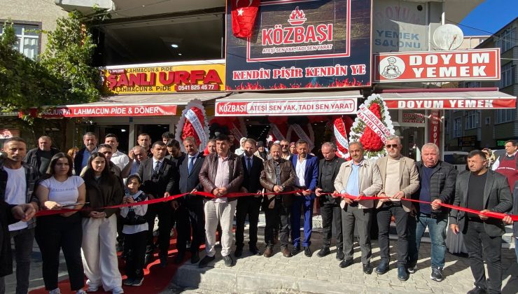 KÖZBAŞI ET RESTORAN GÖRKEMLİ BİR TÖRENLE AÇILDI