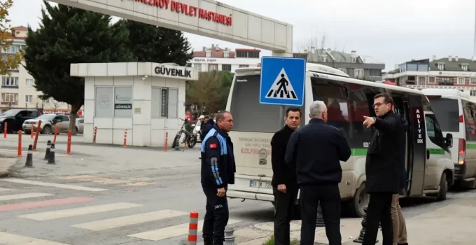 Çerkezköy Devlet Hastanesi Çevresine Düzenleme: Düzensiz Parklanmaya Son!