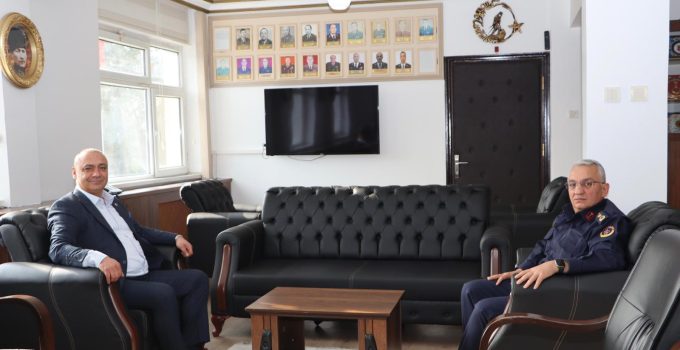 Türk Metal Çerkezköy Şube Başkanı Murat Koçak’tan Jandarma Alay Komutanı Ali Güngör’e Ziyaret