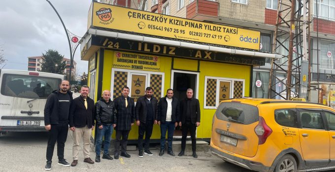 Başkan Adayı Yılmaz Arat’tan Kızılpınar Taksi Esnafına Ziyaret