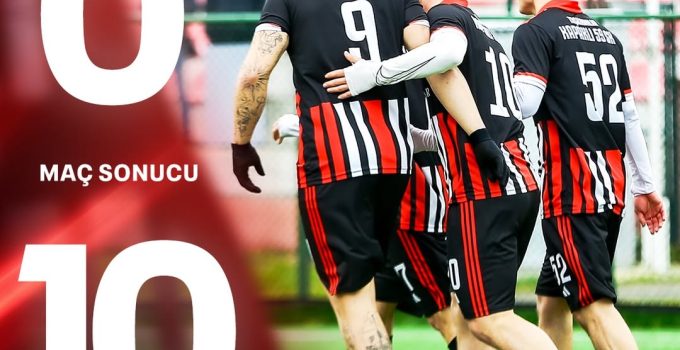 Taşkıranlardan Farklı Galibiyet: 10 Gollü Şov