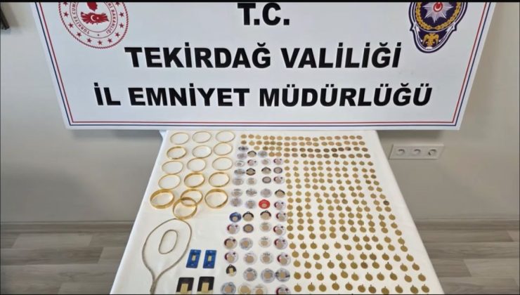 Tekirdağ’da Telefon Dolandırıcılığı Girişimi Engellendi: Çantalar Dolusu Altın Ele Geçirildi