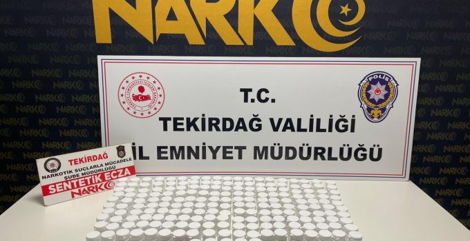 Tekirdağ’da Uyuşturucu Operasyonları: 5 Kişi Tutuklandı