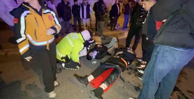Çorlu’da Motosiklet ile Minibüs Çarpıştı: 2 Yaralı