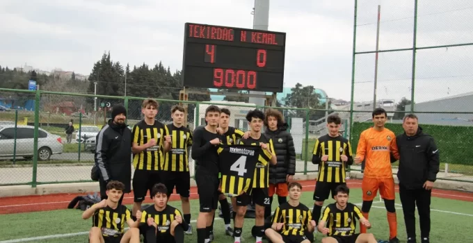 U17 Gelişim Ligi’nde Tekirdağspor’dan Farklı Galibiyet: 4-0