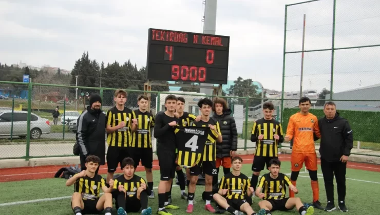 U17 Gelişim Ligi’nde Tekirdağspor’dan Farklı Galibiyet: 4-0