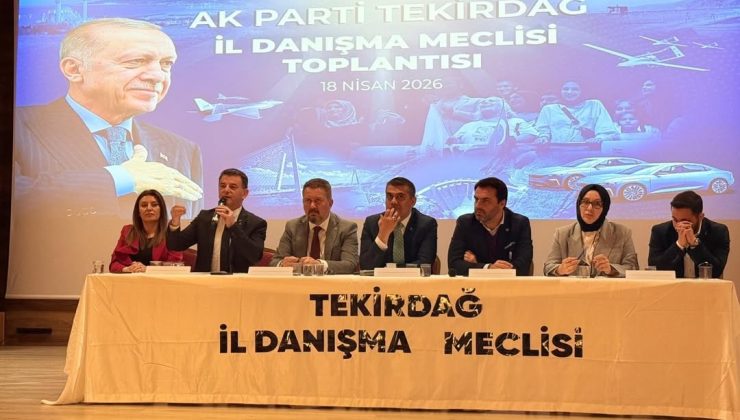 AK Parti Tekirdağ İl Danışma Meclisi Saray’da toplandı