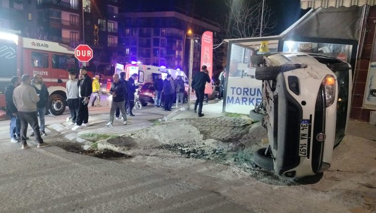 Çerkezköy’de Korku Dolu Anlar: Kontrolden Çıkan Araç Markete Daldı