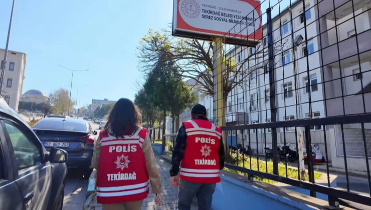 Tekirdağ polisi okul çevrelerinde güvenlik denetimlerini sürdürüyor