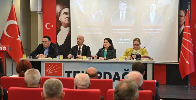 CHP Tekirdağ İl Başkanlığı’nda Gündem: Savunma, Hukuk ve Sivil Toplum