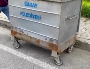 “Çöp konteyneri akımı” sosyal medyayı sallıyor