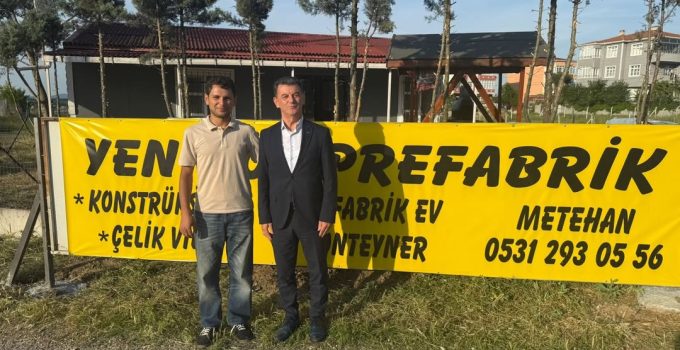 Başkan Mustafa Çetin’den Yeniköy Prefabrik’e Ziyaret