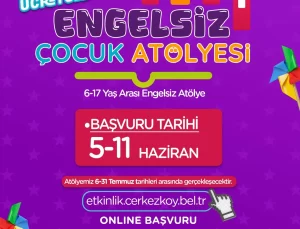 Çerkezköy Belediyesi’nden “Engelsiz Çocuk Atölyesi” Başvuruları Başladı