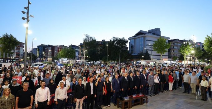 Çerkezköy’de 15 Temmuz Demokrasi ve Milli Birlik Günü Programı Açıklandı