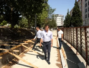 Başkan Akay, Veliköy’deki Çalışmaları İnceledi