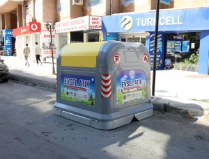 Çerkezköy Belediyesi’nden Atık Konteynerlerinde Yenileme Çalışması