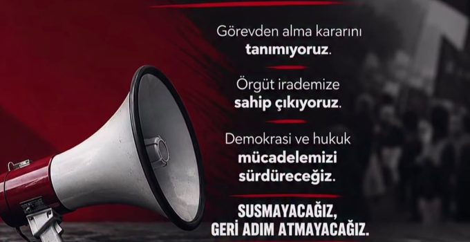 Sedat Çolak, Görevden Alma Kararını Tanımadığını Açıkladı: “Susmayacağız, Geri Adım Atmayacağız”