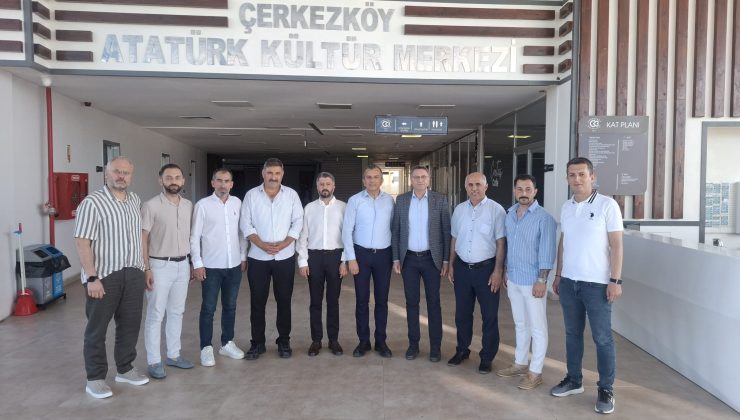 AK Parti Çerkezköy İlçe Teşkilatı’ndan Kent Konseyi’ne Ziyaret