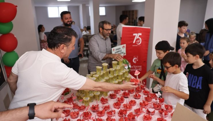 Başkan Mustafa Çetin, Yaz Kursu Öğrencileriyle Buluştu