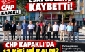 CHP Kapaklı’da 12 Kişi mi Kaldı